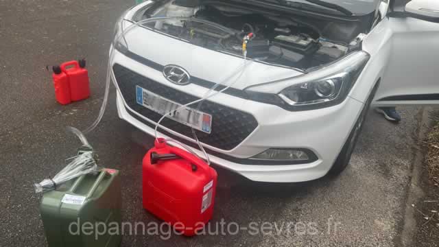 Dépannage erreur carburant Sévres
